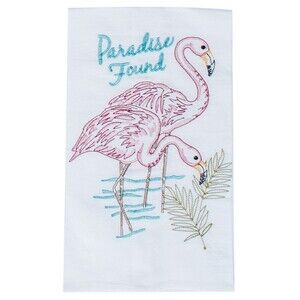 Flamingo 'Paradise Found' Kitchen Towel